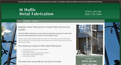 Desktop Screenshot of mhollis-metalfabrication.co.uk